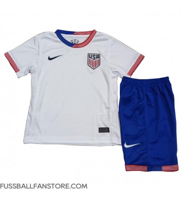 Vereinigte Staaten Replik Heimtrikot Kinder Copa America 2024 Kurzarm (+ Kurze Hosen)